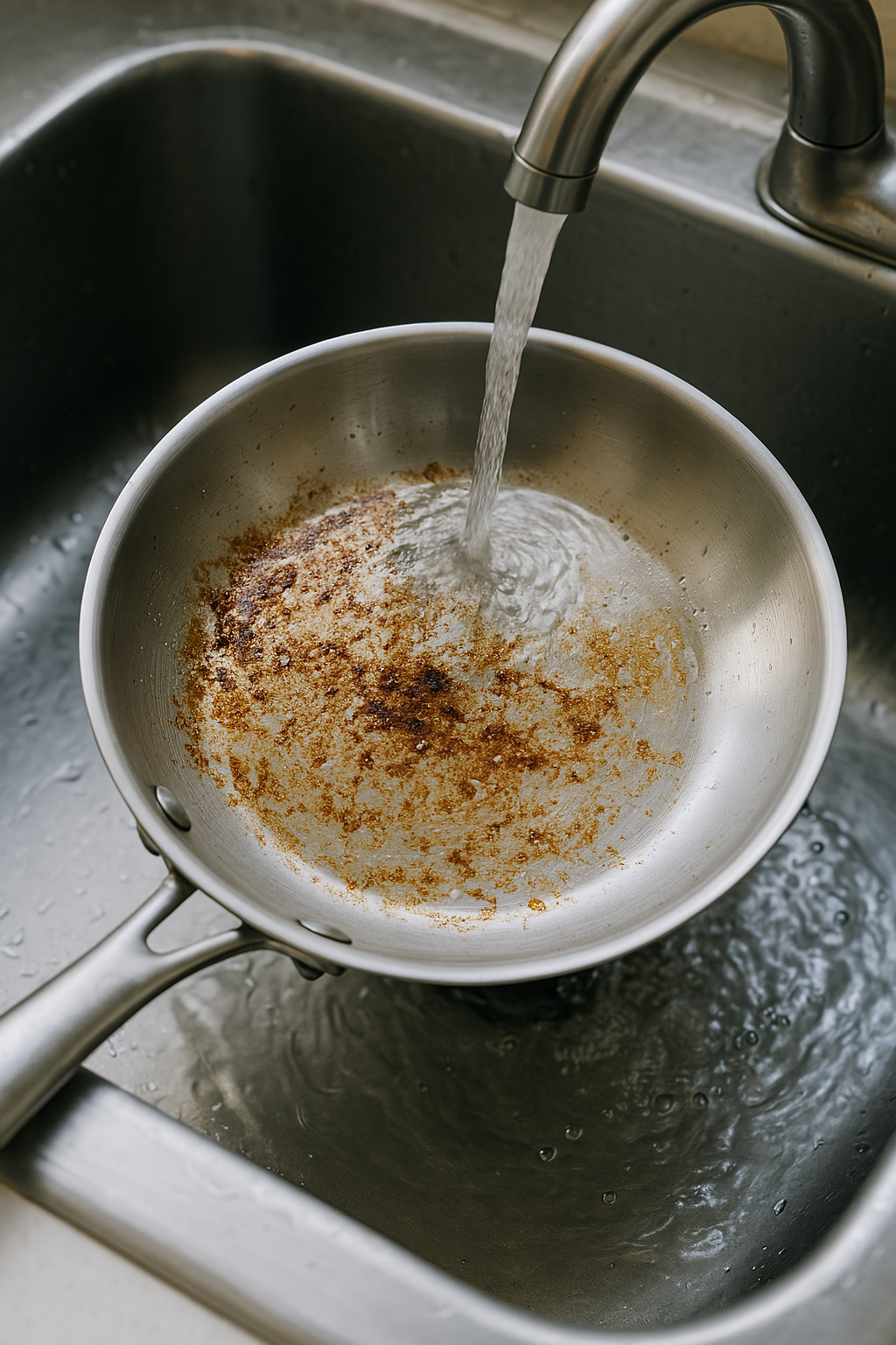 Comment rattraper une casserole en inox brûlée (et éviter de la jeter trop vite)