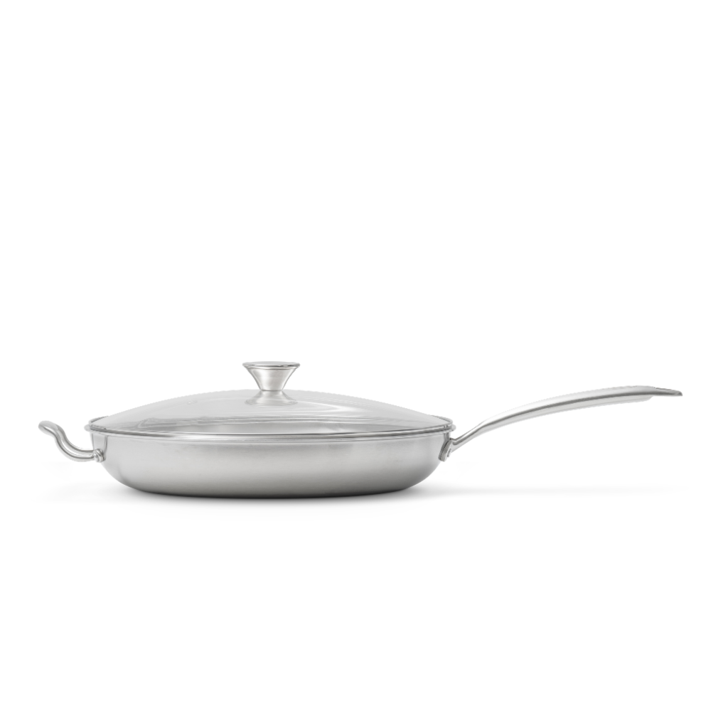 Edelstahlpfanne - 32cm
