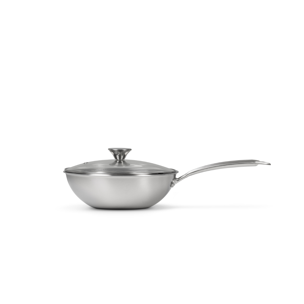 Wok en inox