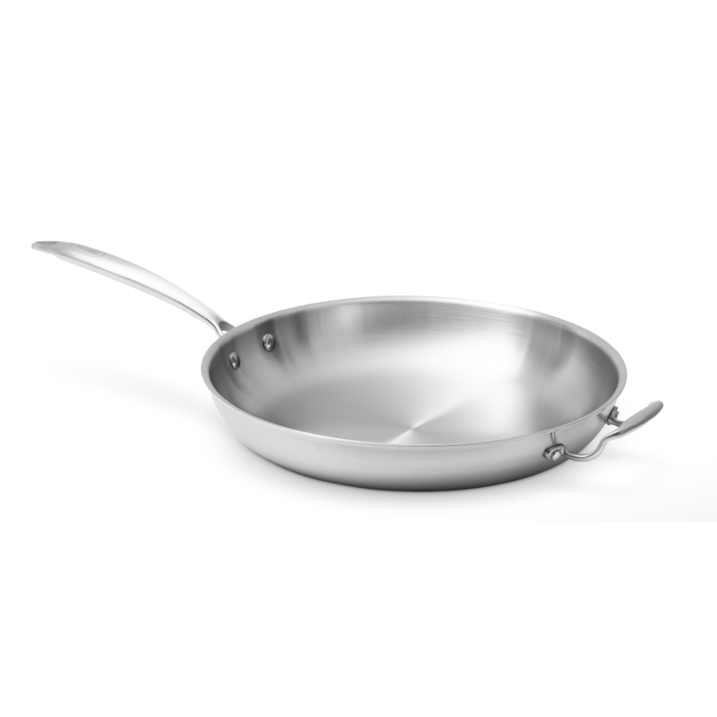 Edelstahlpfanne - 32cm